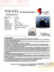 11.40 Ratti Natural Iolite With Govt. Lab Certificate-(610)